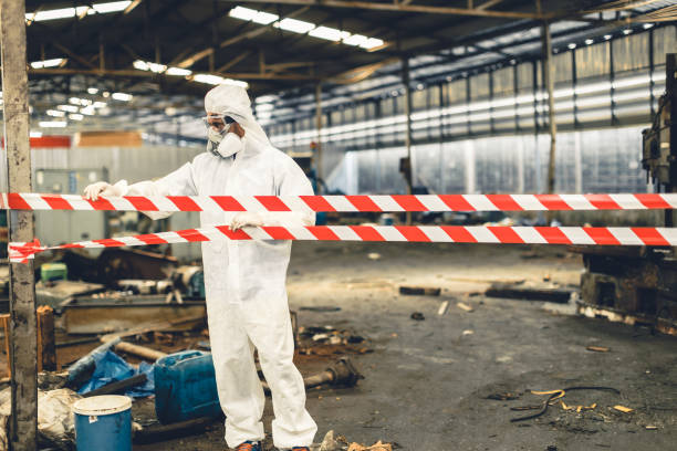 Professional Trauma Scene Cleanup technician working in Oceano, CA